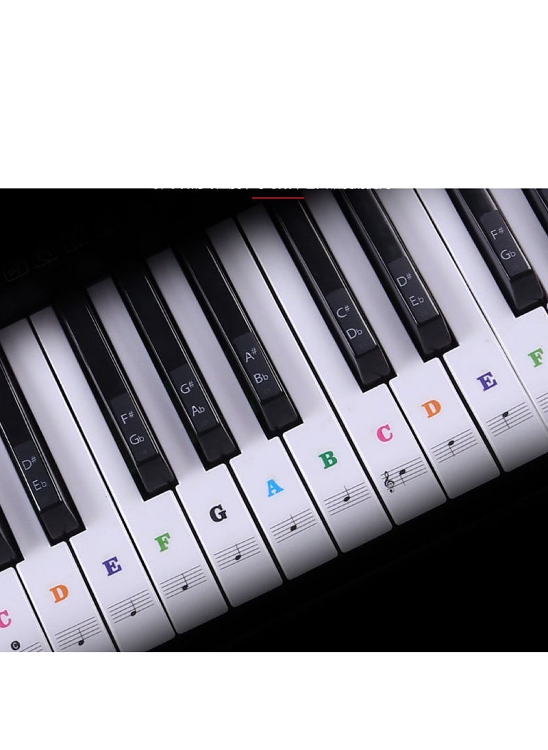 Generic Piano Laminated Sticker Keyboard Set  - Image 4
