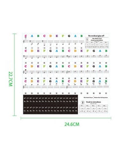 Generic Piano Laminated Sticker Keyboard Set  - Image 5