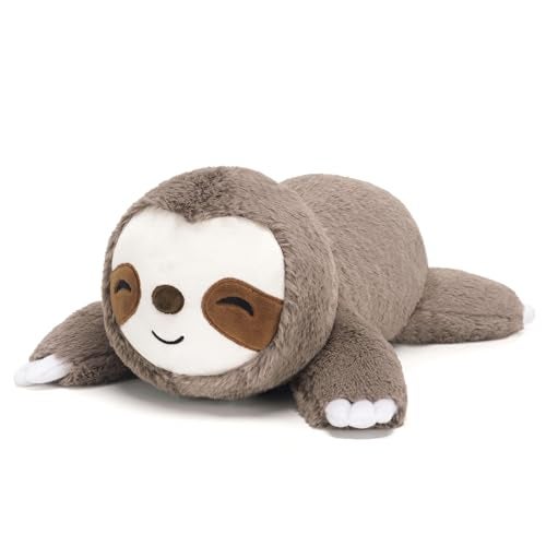 SQEQE Weighted Stuffed Animals Sloth Plushies Weighted Sloth Plush Soft Pillow Toy for Kids Adults Valentines Valentines Gift 236 Inch 38 Lbs - Image 1