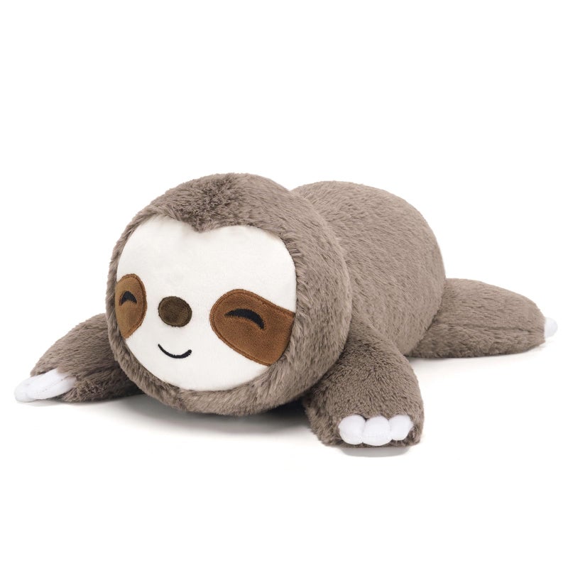 SQEQE Weighted Stuffed Animals Sloth Plushies Weighted Sloth Plush Soft Pillow Toy for Kids Adults Valentines Valentines Gift 236 Inch 38 Lbs - Image 3