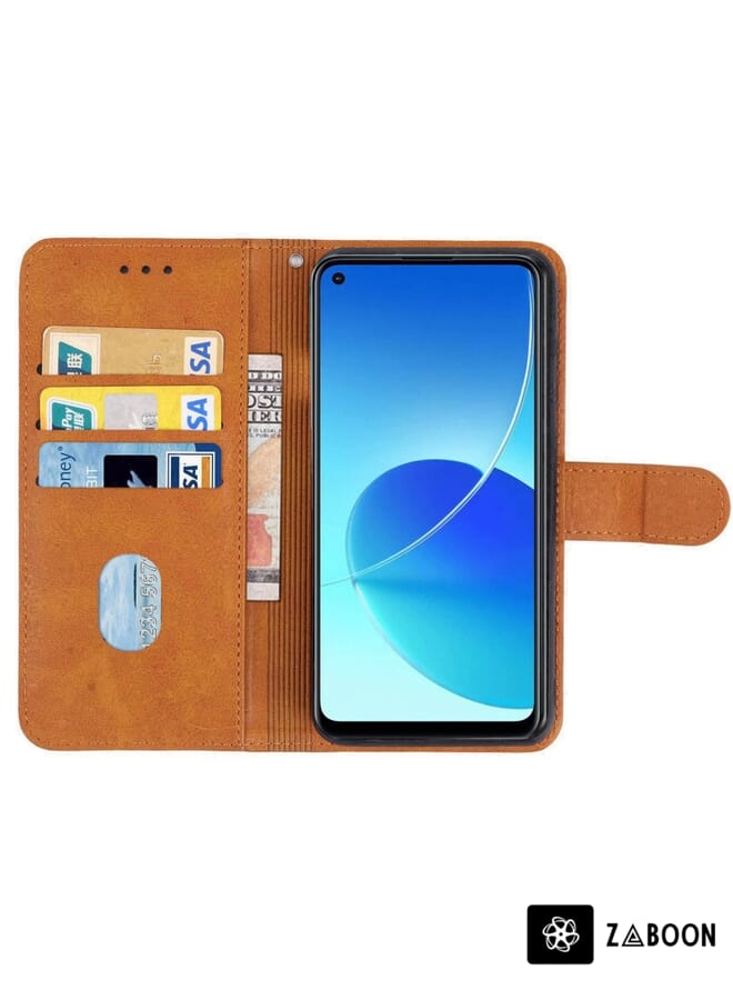 Zaboon Leather  Protective Case Cover For OPPO Reno6 Z - Image 3