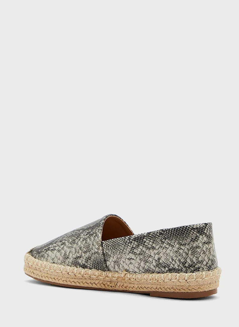 Ginger Snake Effect Espadrile