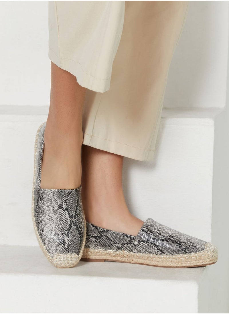 Ginger Snake Effect Espadrile  - Image 2