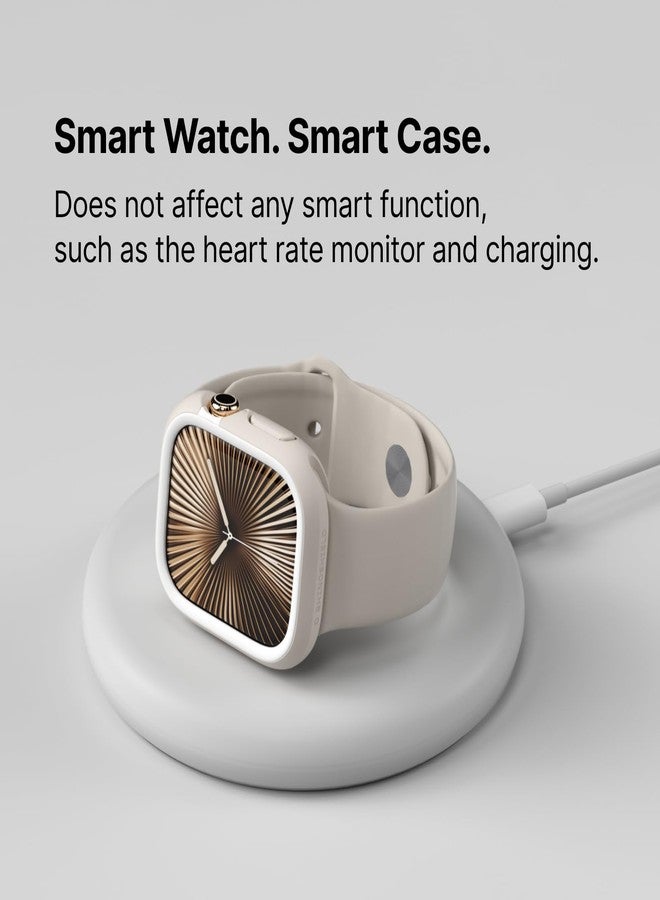 راينوشيلد جراب حماية RHINOSHIELD متوافق مع ساعة Apple Watch SE وسلسلة 6/5/4 [40 مم] | غطاء واقٍ رفيع - خفيف الوزن، ماص للصدمات، مانع للانزلاق - وردي فاتح - Image 4