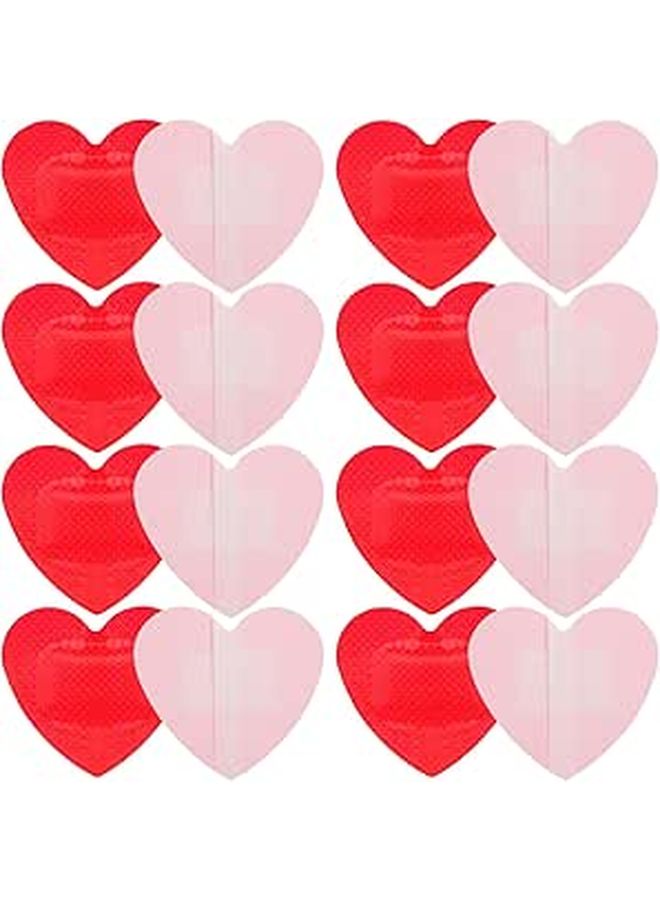 Waterproof Heart Shaped Adhesive Bandages 25pcs Red Decorative Plasters For Small Wounds - Image 1
