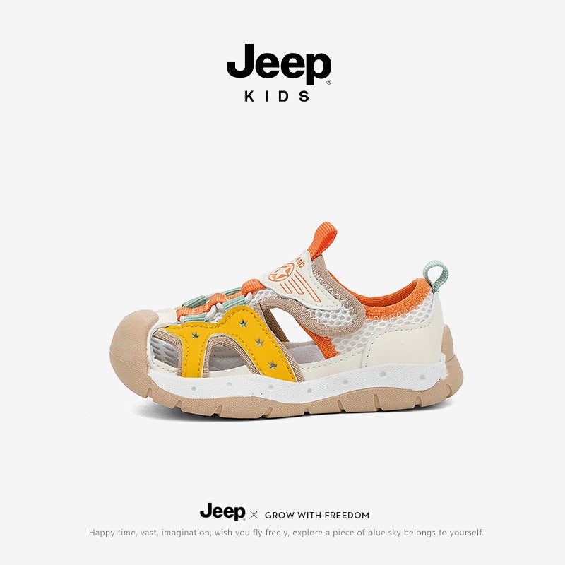 Jeep Kidsren'S Sports Shoes Sandals Girls Mesh Shoes Kidsren'S Cut Out Baby Kindergarten Baby Girl Sandals - Image 1