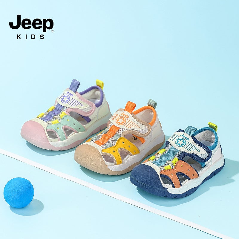 Jeep Kidsren'S Sports Shoes Sandals Girls Mesh Shoes Kidsren'S Cut Out Baby Kindergarten Baby Girl Sandals - Image 5