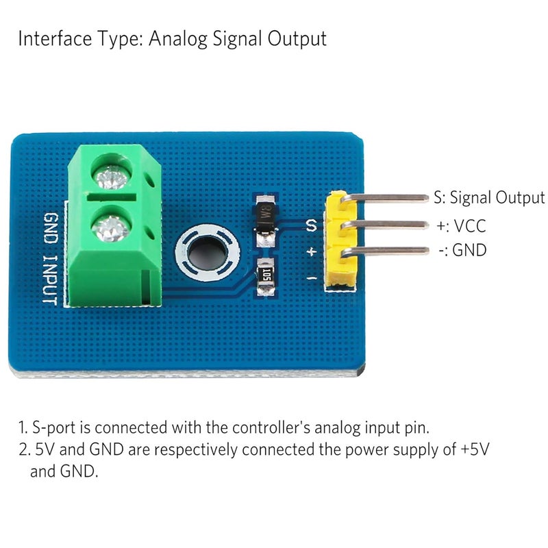 MakerHawk 4pcs Analog Ceramic Piezo Vibration Sensor Module 3.3V/5V for Arduino DIY Kit - Image 3