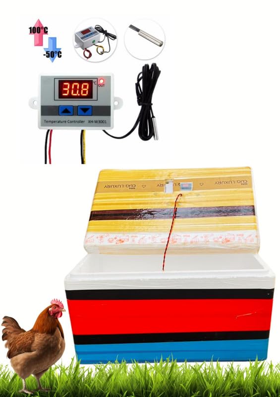 GARGICO GARGICO Save Trees Save Earth100 Eggs Semi Automatic Egg Incubator for Egg Hatching Durable EPS  - Image 3