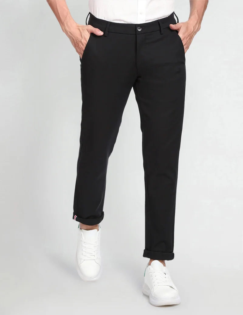 Low Rise Autoflex Casual Trousers