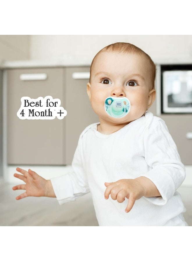 Mee Mee Orthodontic Baby Pacifier (Yellow/Green), Pack of 1 - Image 5