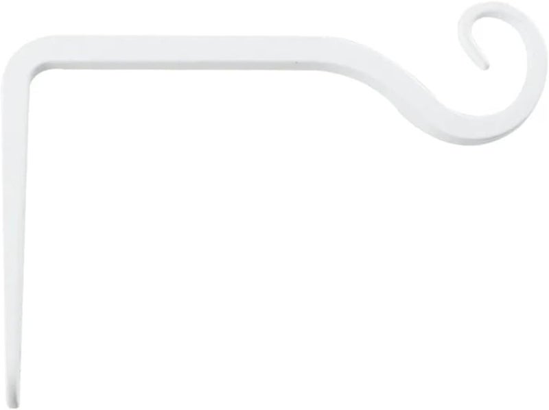 S Type Wrought Iron Coat Hook Flower Basket Hook Self Tapping Screw Fixing 5 67 Inch - Image 1