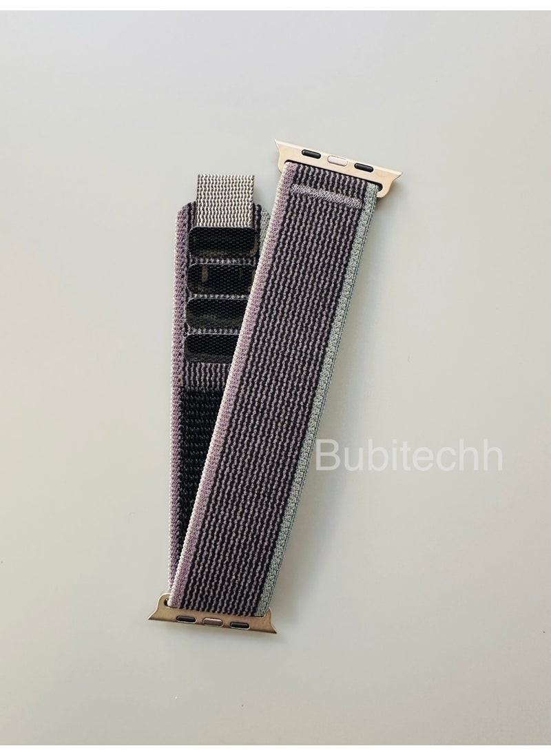 Bubitechh - 42-44-45-49MM Apple Watch Compatible Trail Loop Band Strap - Image 1