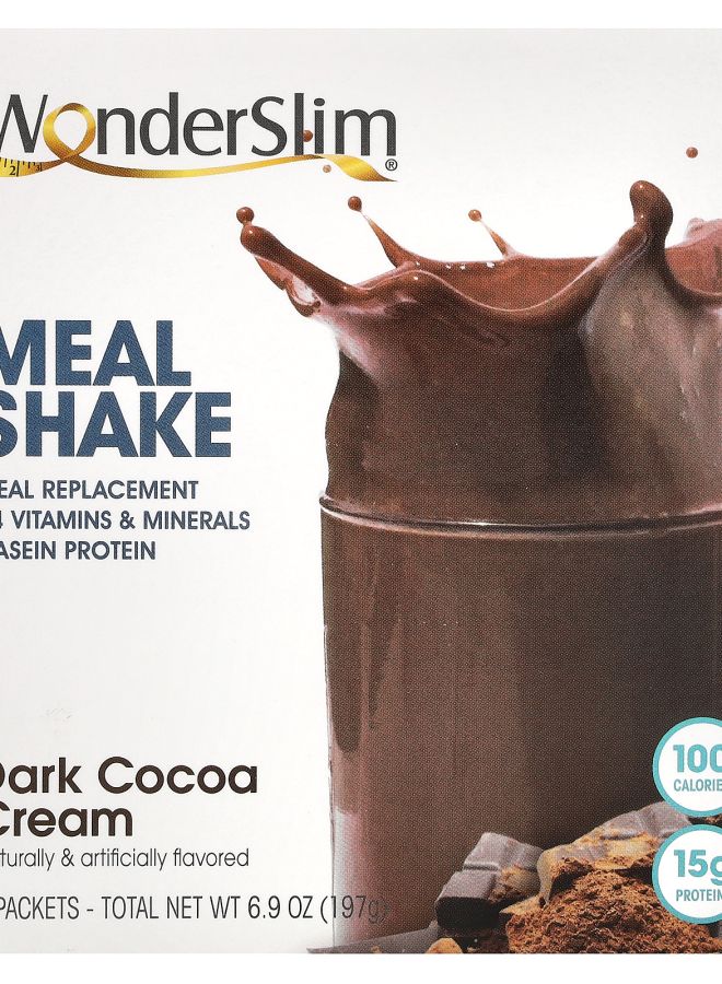 Meal Shake Dark Cocoa Cream 7 Packets 28 g Each