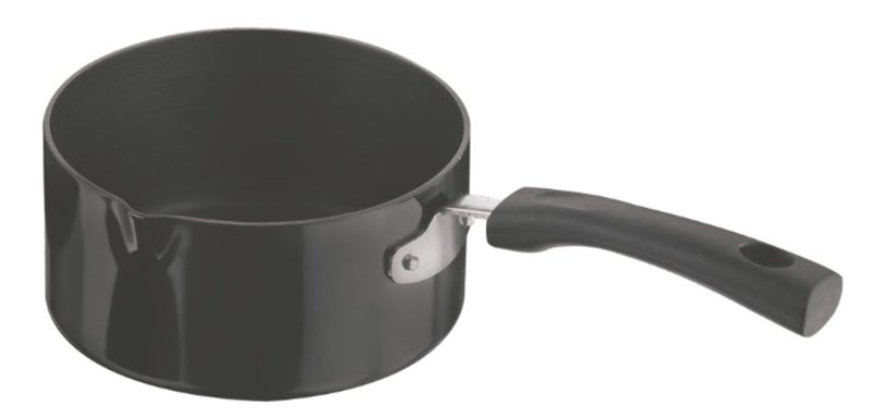 Fashionbonanzamart 23 L Black Pearl Hard Anodised NonStick Sauce Pan Sauce Pan  - Image 1