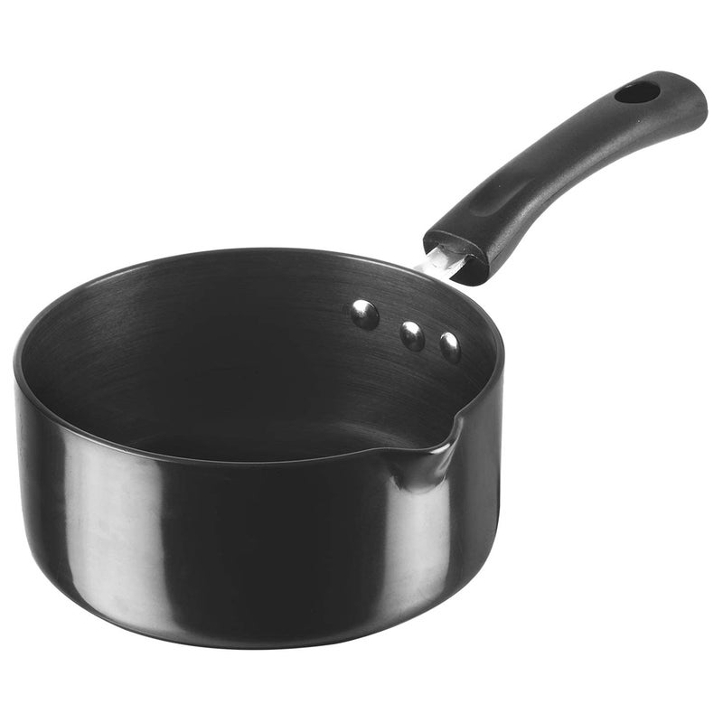 Fashionbonanzamart 23 L Black Pearl Hard Anodised NonStick Sauce Pan Sauce Pan  - Image 2