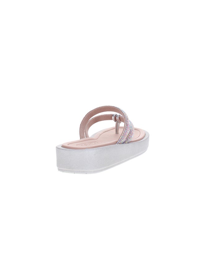 Beira Rio Embellished Flat Sandals - Image 2