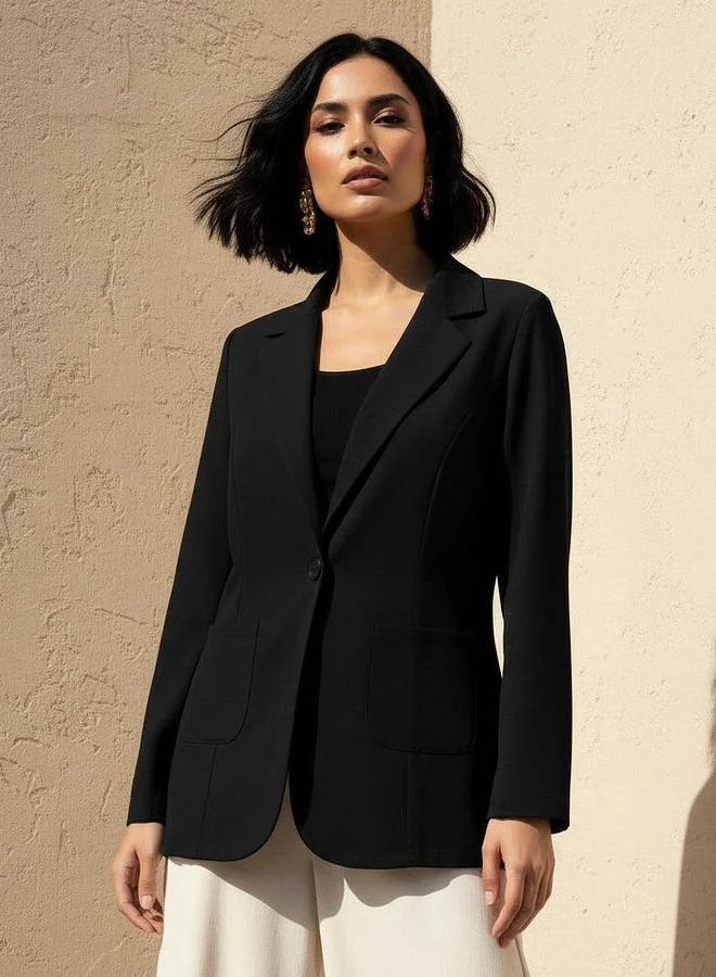 Splash FAV Women Single Button Blazer