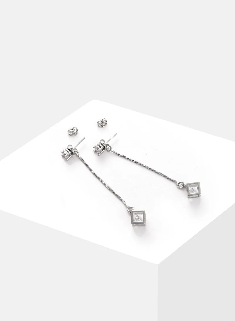 سوهي أقراط متدلية حجر صناعي بتصميم عصري من المصمم