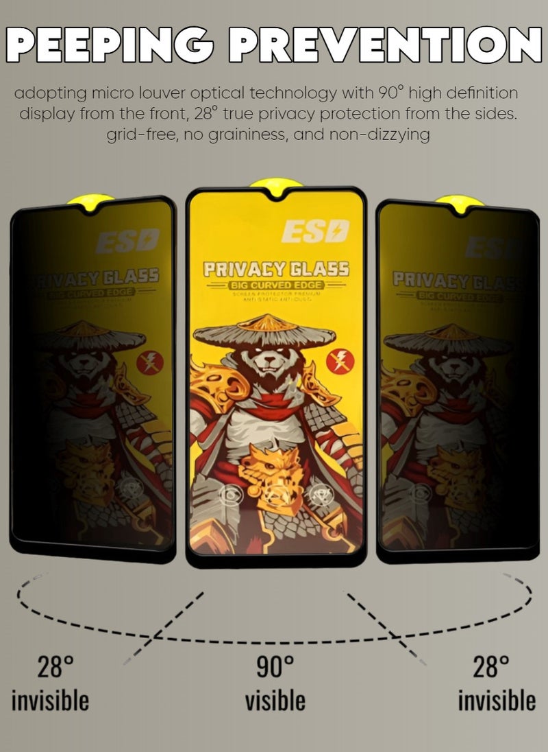 ESD 3 Pieces Tempered Dustproof Glass Screen Protector Compatible For Samsung Galaxy A10 - Image 2