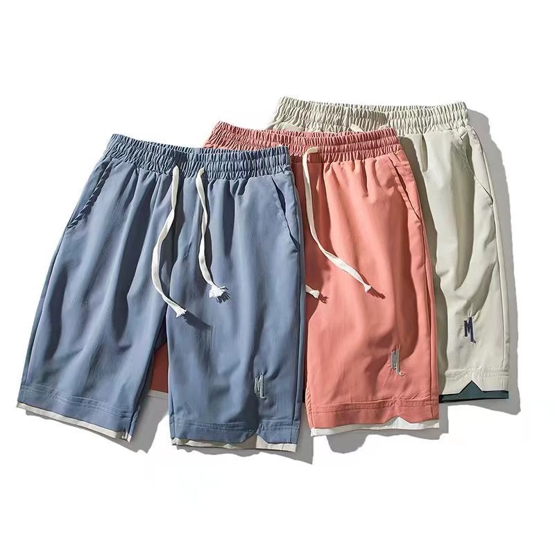 Korean-Style Simple All-Match Solid Color Casual Loose Shorts Boys Ins Trendy Sports Pants - Image 2