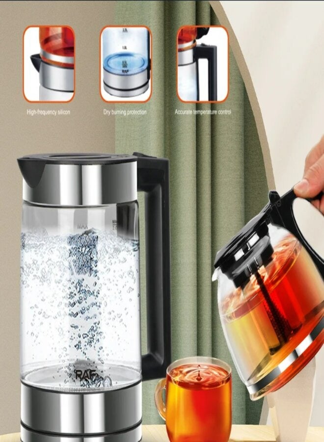 سخان مياه كهربائي غلاية مزدوجة غلاية كبيرة وصغيرة معا - Image 3