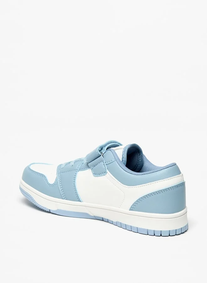 Oaklan by Shoexpress Girls Panelled Sports Shoes With Hook And Loop Closure