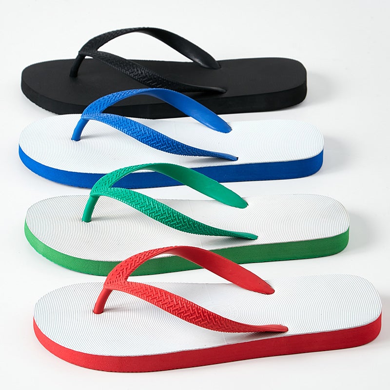 Thai Flip Flops Men'S Summer Non-Slip Sandals Trendy Rubber Indoor And Outdoor Beach Shoes Personality Student - Image 3