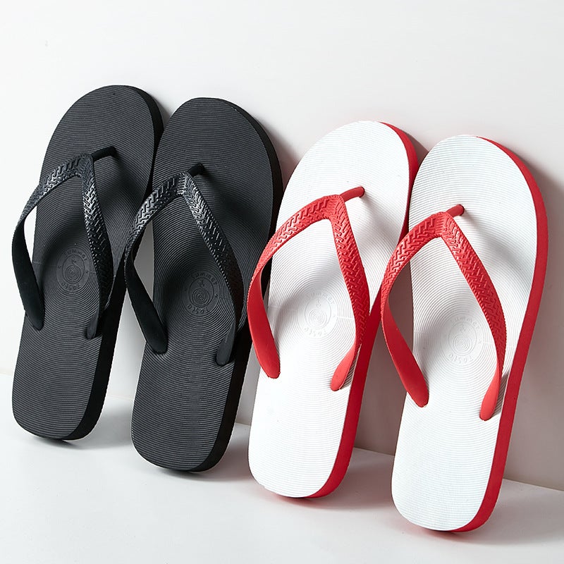 Thai Flip Flops Men'S Summer Non-Slip Sandals Trendy Rubber Indoor And Outdoor Beach Shoes Personality Student - Image 4