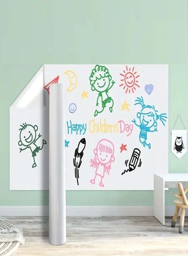 LIVECOOL Dry Erase Whiteboard Wall Decal Sticker Self-Adhesive, Removable, Contact Paper for Kids, Home, and Office Peel & Stick on Wall, Chalkboard Sheet (2 Ft x 10 Ft) - Image 4