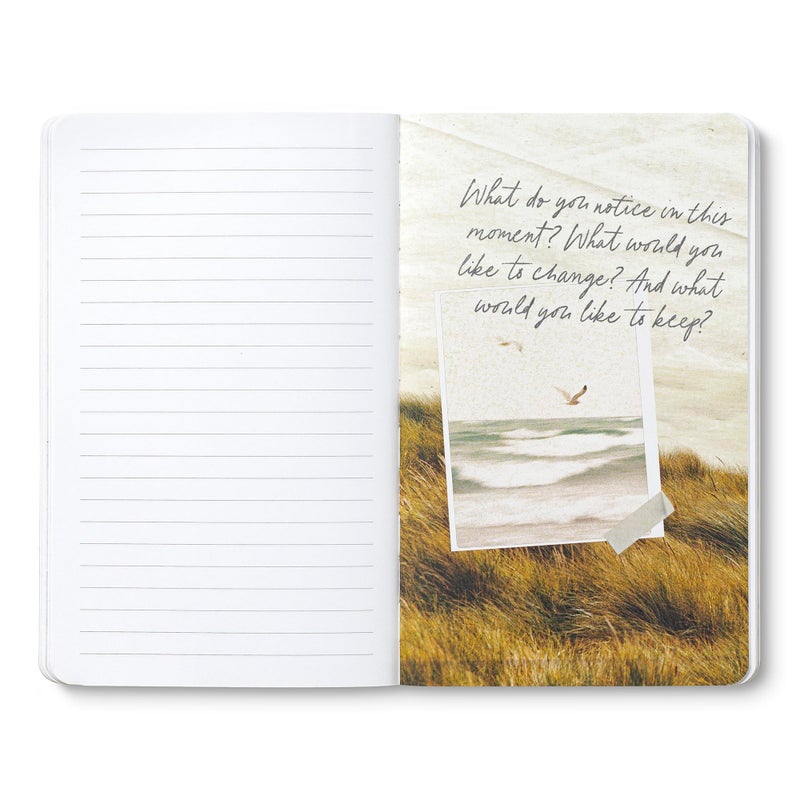 Compendium Softcover Journal â€“ More Simplicity, More Ease, More Softness, More Light â€“ A Write Now Journal with 128 Lined Pages, 5"W x 8"H - Image 2