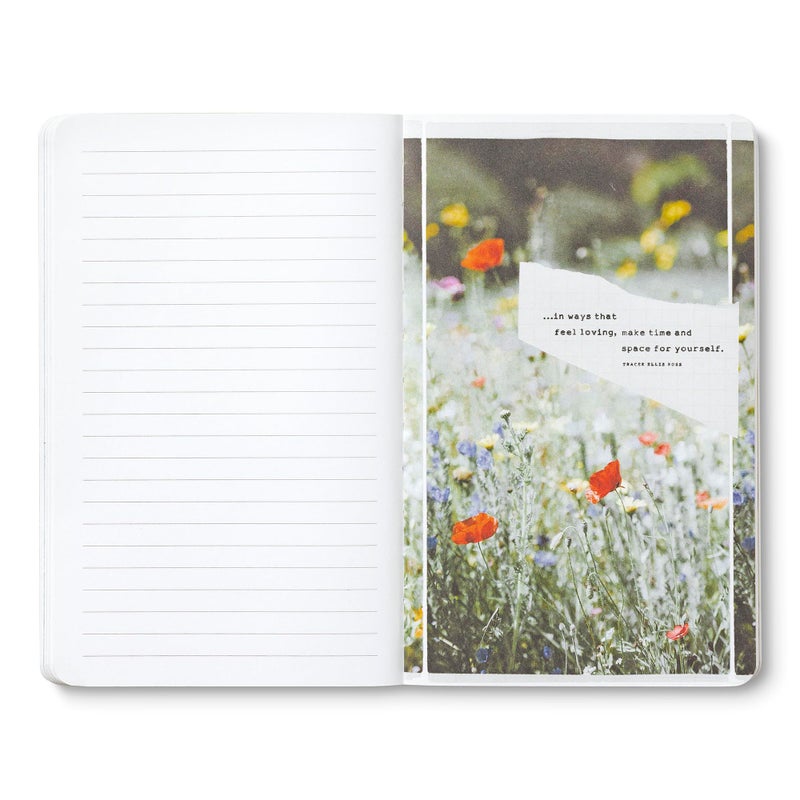 Compendium Softcover Journal â€“ More Simplicity, More Ease, More Softness, More Light â€“ A Write Now Journal with 128 Lined Pages, 5"W x 8"H - Image 4