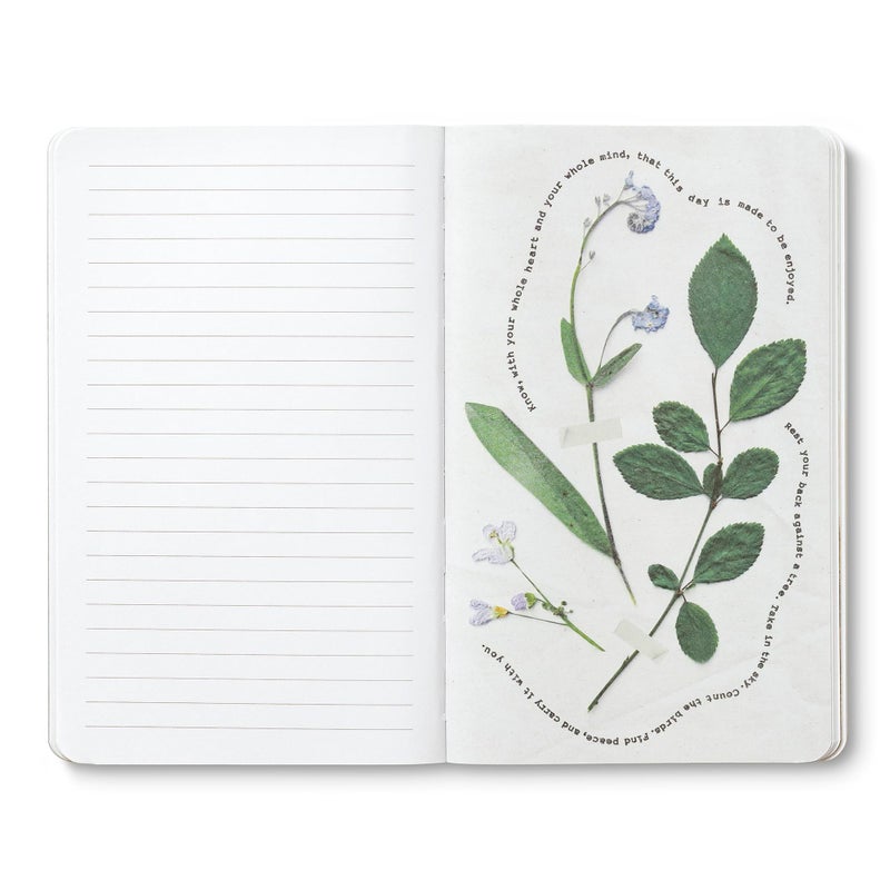 Compendium Softcover Journal â€“ More Simplicity, More Ease, More Softness, More Light â€“ A Write Now Journal with 128 Lined Pages, 5"W x 8"H - Image 3
