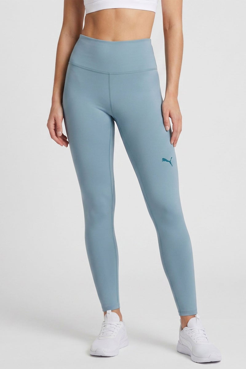 PUMA Women Sportswear Fit Training 7/8 Length Tight, Mint Green - Image 1