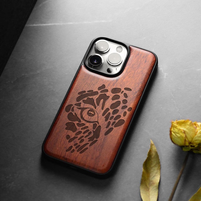 Tight fitted parts Carveit Magnetic Wood Case for iPhone 13 Pro Case [Hard Real Wood & Soft TPU] Unique & Classy Wooden Shockproof Hybrid Protective Cover Compatible with MagSafe (Fierce Gaze Tiger -Rosy) All condition resistant crafted quality Affordable purchase options Salt resistant coating Different assemble options Transparent body Storage burden minimized build Easy lifting build Regular scheduled transit Gulf standard sizing alternatives Assorted trendy color picks Labor saving optimized design Trendy natural tone options Transit damage minimized design Indoor outdoor use Compact design Multiple design variants Fixed delivery schedule Cross-material combo compatible Single & bulk storage compatible Flat working surface Season change compatible build Economical upgraded quality Minimal design Full village delivery cover - Image 4