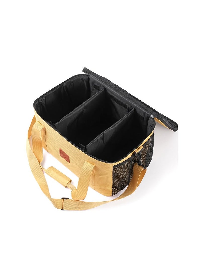 Captaintech Camping Cookware Storage Bag, Camp Stove Carrying Bag, Cooking Utensils Organizer for Camping, Must-have Accessories for Barbecue, Camping, Outdoor Barbecue Organizer Bag - Image 4