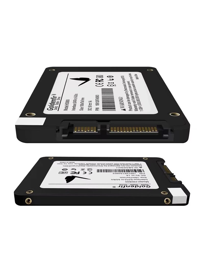 Goldenfir - Goldenfir SSD 512GB SATAIII Solid State Hard Disk 2.5" for PC Laptop - Image 1