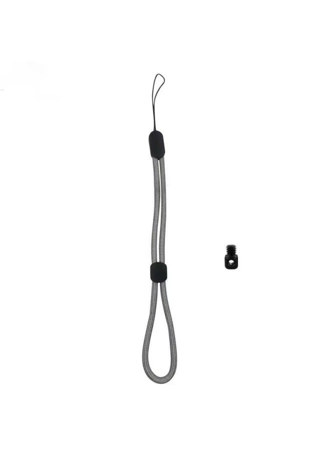 Generic Shadow Stone Insta360 X4/X3/ONEX2/X Sports Camera Hand Rope Anti-loss Rope Lanyard-Color:Light Gray Bracelet  - Image 1