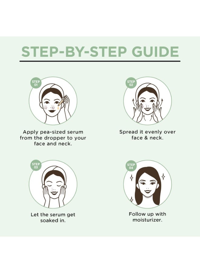 Orgatre Acne Control Face Serum for Oily Skin with Niacinamide, Salicylic Acid & Glycolic Acid | Clears Acne, Reduces Blemishes & Oil | Non-Sticky, Fast Absorbing | 30ml with Dropper - Image 3
