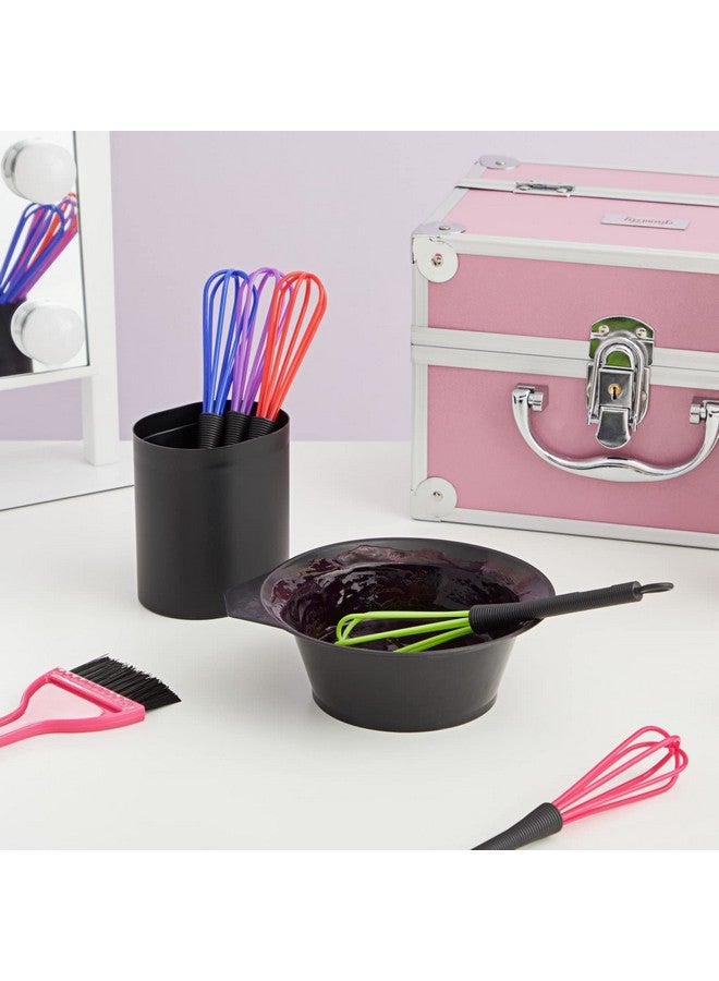 Glamlily 6 Pack Mini Hair Color Whisk For Dye Mixing, Salon Hairdressing, Home Use, 6 Colors (7 X 1.2 In) - Image 3