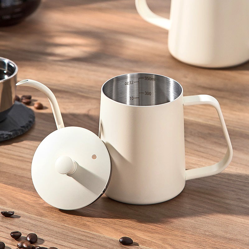Hand Pot Coffee Hanging Ear Filter Cup Stainless Steel Long Mouth Fine Mouth Pot Household Coffee Utensils Gift - Image 5