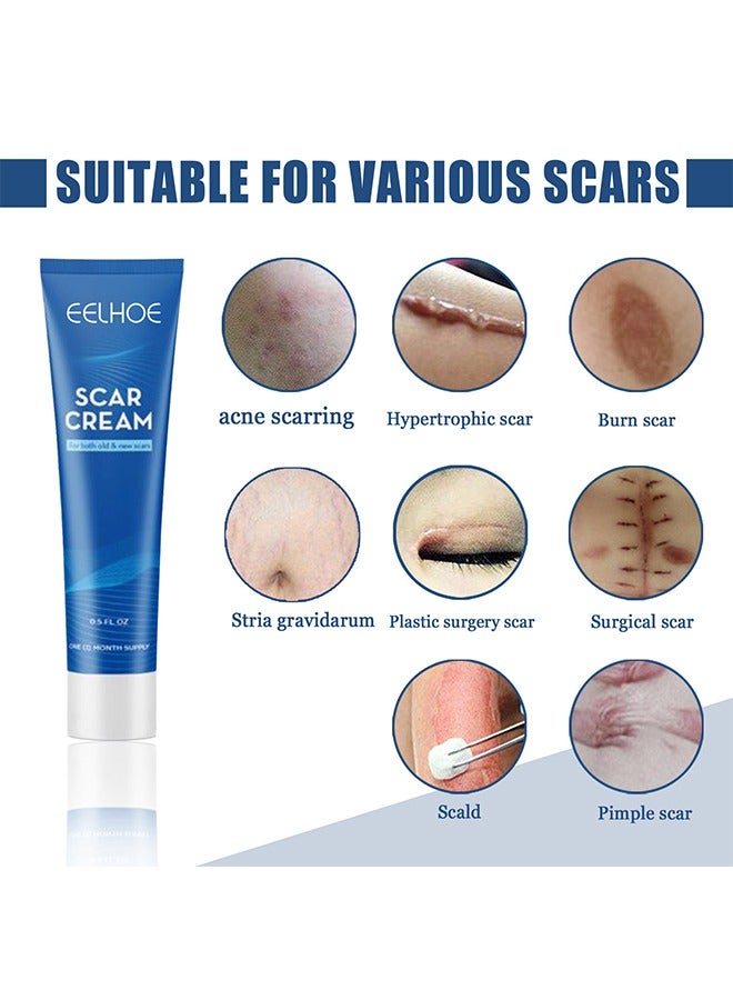 EELHOE Skin Repair Balm, Scar Cream Care Burn Mark Acne Mark Fading Smoothing Care Cream Scar Cream - Image 3