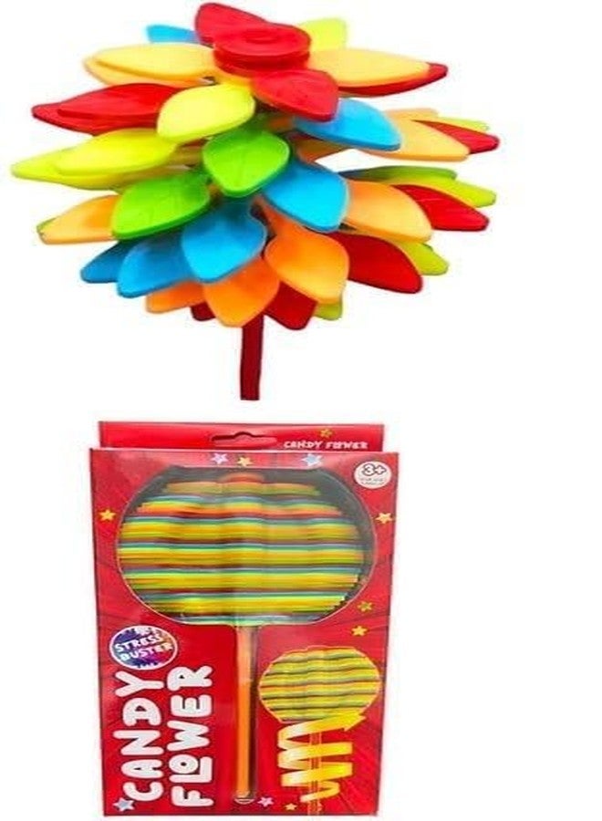 Lavilok Spin Candy Flower Rotating Lollipop Magic Lollipop Tree Stress Relief Toys Rattle (Multicolor)_F51 - Image 1