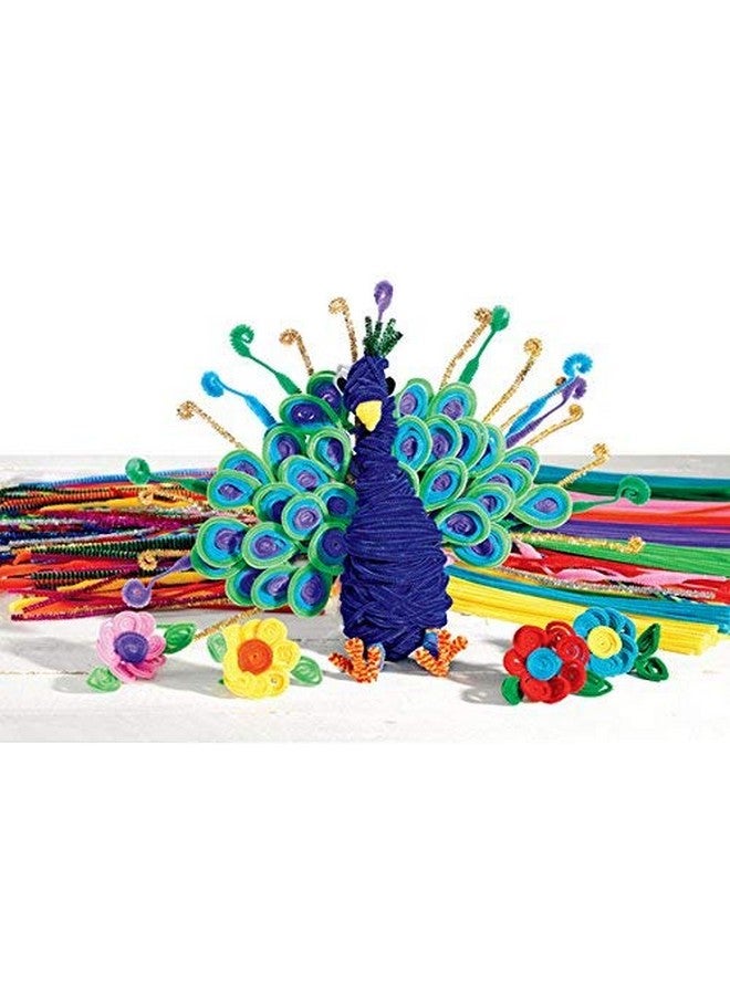ABAJ Craft Multi Colored Pipe Cleaner 100 Pcs For Steam Art And Craft Diy Projects - Image 3