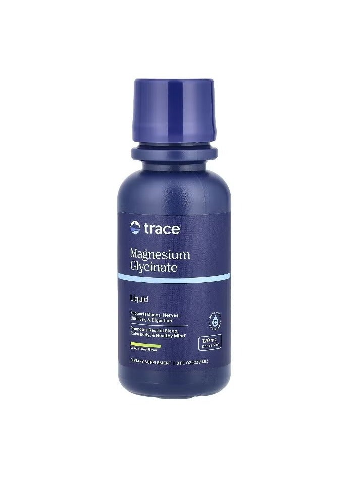 TRACE Magnesium Glycinate Liquid Supplement 8 Fl Oz 237ml - Image 1