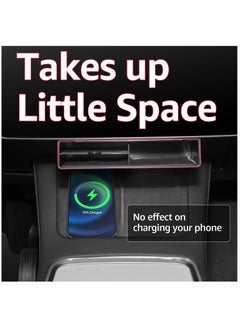 Generic Center Console Organizer for Tesla Model Y 3, Under Central Control Screen Storage Box 3 2021 2022 2023  - Image 3