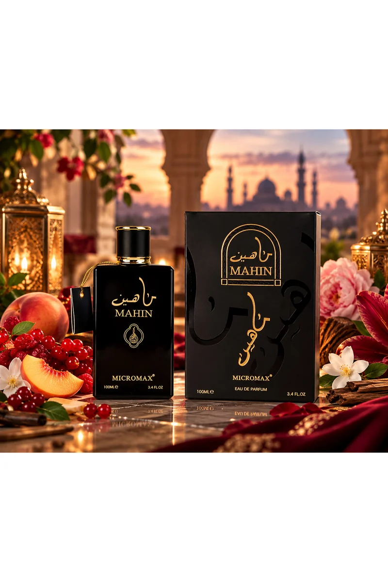 محبوب للعطور Mahin Eau De Parfum 100ml | Fruity, Floral & Musky Fragrance