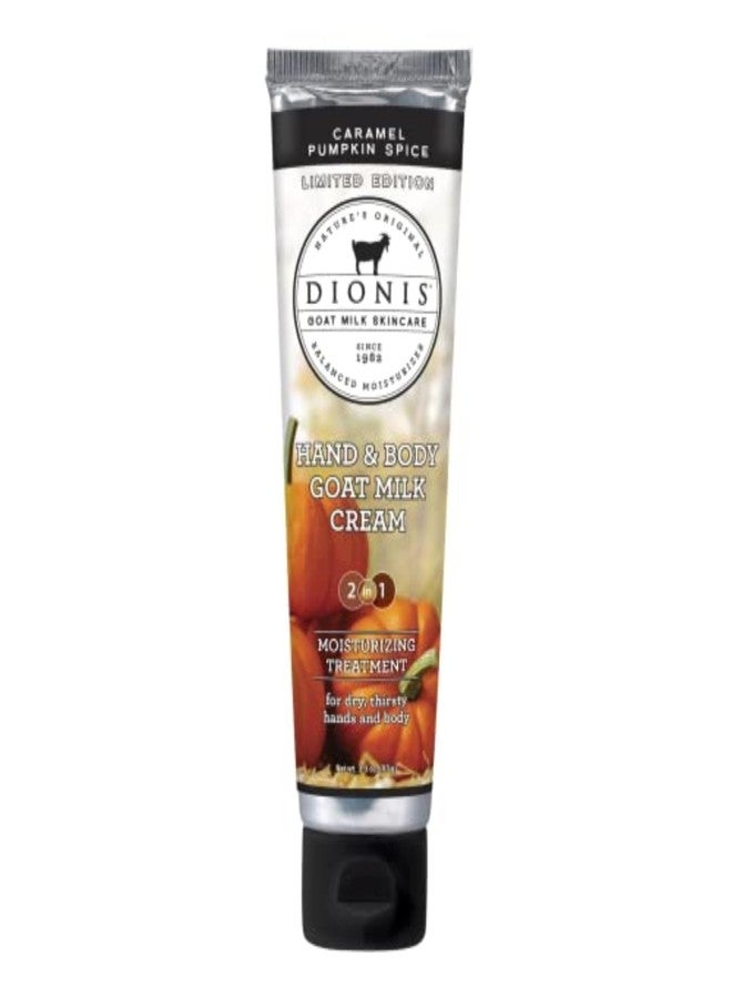 Dionis Goat Milk Hand & Body Cream Caramel Pumpkin Spice 3.3oz (Pack of 1) - Image 1