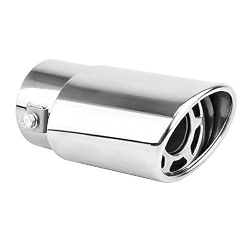 Supremechoice Car A1 Quality Single Oval Pipe Car Exhaust Silencer Tipe Chrome For Ford Ikon - Image 1