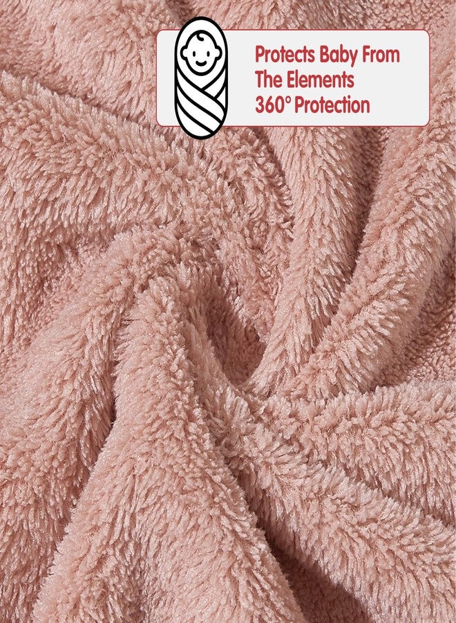 طقم مناشف استحمام للأطفال من KLHYIT، 4 قطع، فوطة ناعمة ماصة بغطاء رأس، مناسبة للجنسين، مقاس 31.5 × 31.5 بوصة، هدية مثالية للأطفال الرضع وحديثي الولادة. - Image 4